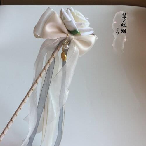 Lolita Fairy Tea Party Shou Bang Truncheon Lolita Small ROSE Shou Bang Catwalks Photographic Prop