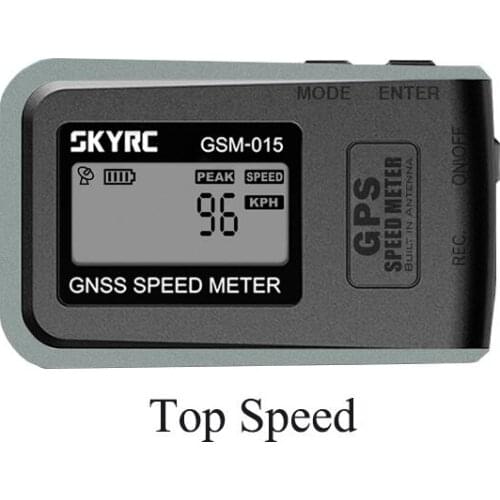 SKYRC GSM-010 Compact High Precision GPS Speed Meter Altimeter For RC Car Plane Helicopter Quadcopter with Lipo Battery