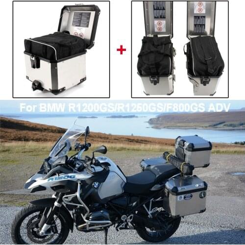 Motorcycle Adventure ADV Bag Saddle Inner Bags PVC luggage bags R1200GS R1250GS LC ADV For BMW R1200GS LC ADV R1250GS F800GS