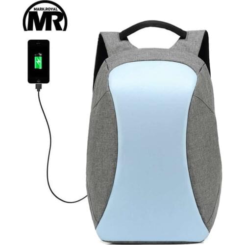 MARKROYAL Waterproof Men Women Mochila USB Charging Anti-theft Travel Backpack for 15.6 inch Fashion Business Laptop School Bag