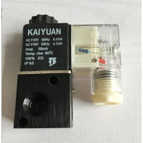 Air Solenoid Valves 3V1-08 2 Position 3 Port 1/4" Normally Closed Pneumatic Control Valve DC12V DC24V AC110V AC220V