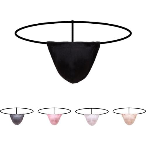 WOXUAN Mens Silk Briefs