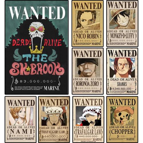 Japanese anime canvas painting One Piece Luffy poster and print art manga print mural childrens room wall decoration cuadros