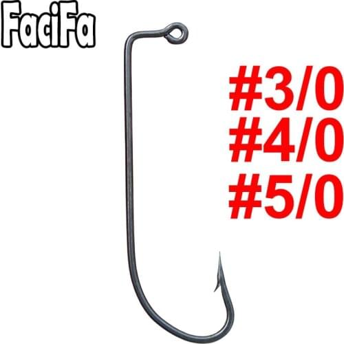 50pcs Jig Fishing Hook Big Hook oshaughnessy Jig Fishhook Barbed hook