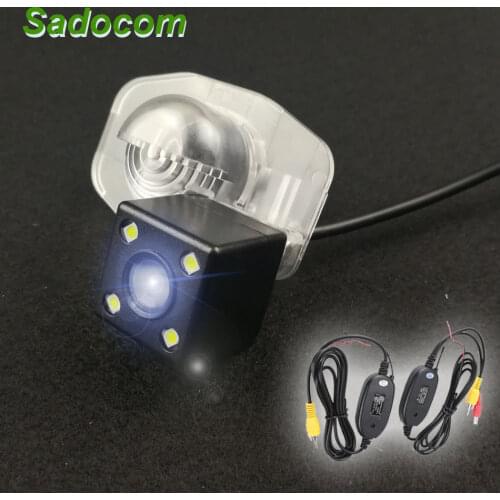 For Toyota Corolla 2007-2013 Car CCD 4 LED Night Vision Reverse Backup Parking Assistance Waterproof Reversing Rear View Camera