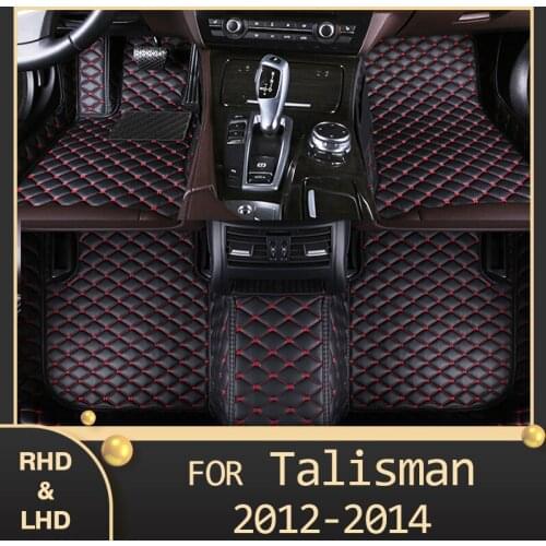 MIDOON Car floor mats for Renault Talisman 2012 2013 2014 Custom auto foot Pads automobile carpet cover