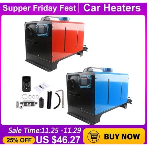 12V/24V 5KW Car Air Diesels Heaters Boat Heater Diesel For Car Truck Bus With LCD Monitor Remote Control Adjustable Temperature