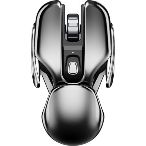 2.4G Wireless Rechargeable Mouse 1600DPI Mute Button Two Colors Optical Mouse for PC Laptop Computer