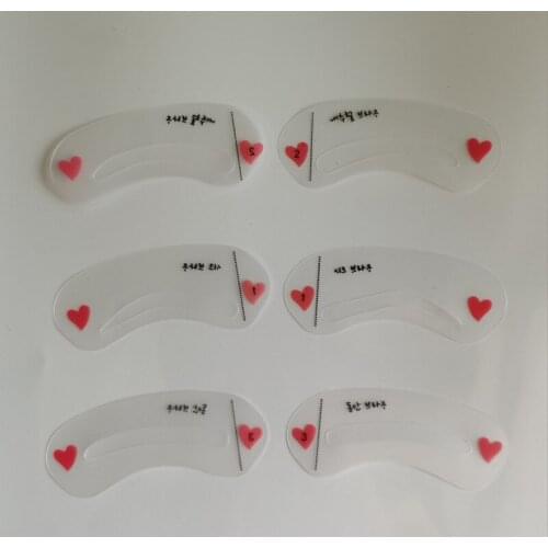 Fast Drawing Guide Reusable Eyebrow Stencil Pencils For Eyebrows Enhancer Card Template DIY Thrush Auxiliary Beauty Tool 3 Style
