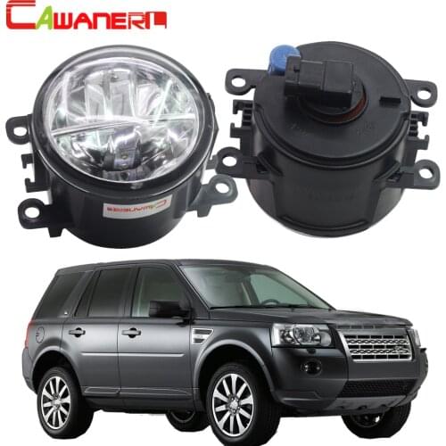 Cawanerl Car LED Fog Light DRL Daytime Running Light 12V For Land Rover Freelander 2 LR2 FA_ Closed Off-Road Vehicle 2006-2014