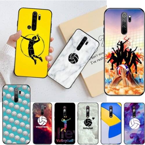 Volleyball Sports Phone Case for Redmi Note 9 8 8T 8A 7 6 6A Go Pro Max Redmi 9 K20 K30 Pro