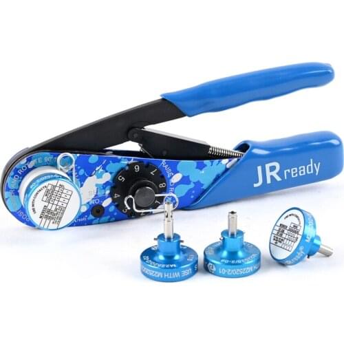 JRready ST2140 Hand CrimpTool KIT NEW-AS2 M22520/2-01 20-32 AWG K Series Positioner For Miniature Connector M39029 Solid Contact