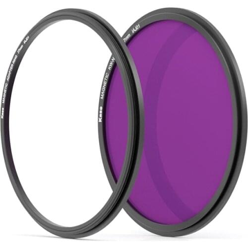 Kase Wolverine Magnetic 3-Stop ND8 Solid Neutral Density 0.9 Filter With Front Filter Threads
