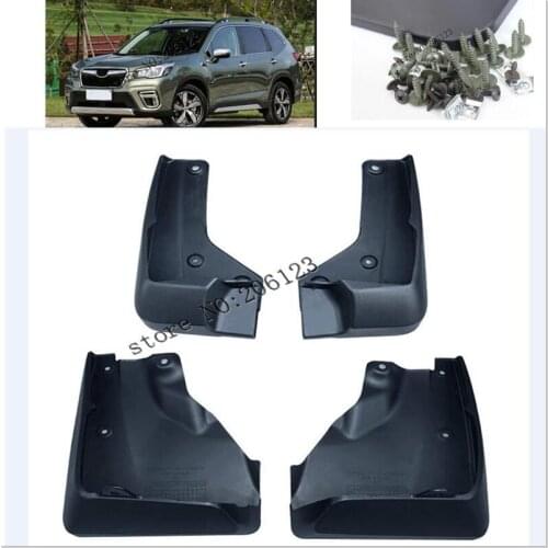 Set Molded Mud Flaps For Subaru Forester SK 2019 -on Mudflaps Splash Guards Flap Mudguards Fender Front Rear 2018 2020