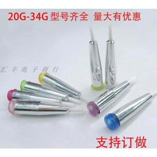 2mm Diameter Round Soft Nylon Brush Dispensing Tip