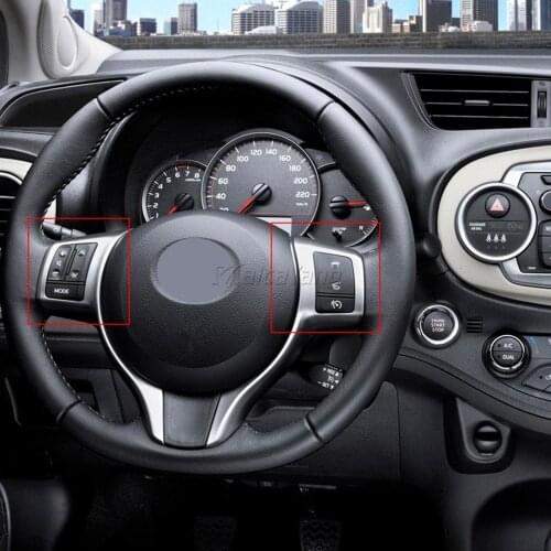 Multifunctional steering wheel for Toyota Vitz / Yaris Buttons Bluetooth Phone For Toyota Yaris 2012-2017 Verso-S 2012-2014
