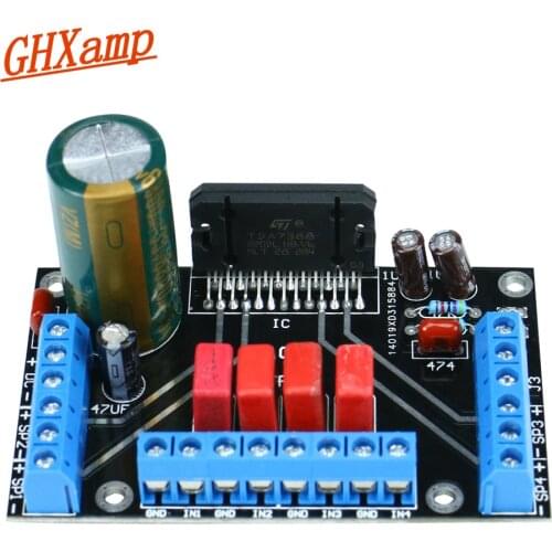 TDA7388 Power Amplifier Module 4 channel 4X41W With Heat Sink DC12V-14.5V Car Computer Desktop Use
