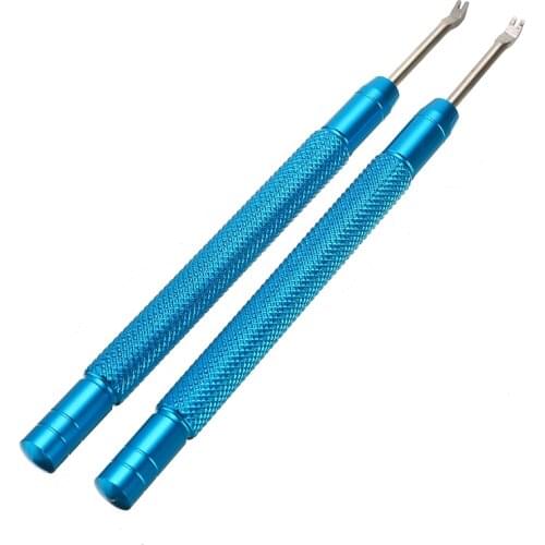 Watch Repair Tool Kits Manual Remover Needle Bar Stainless Steel Replacement Watch Hands Remover Tool Watch Accessories Red/Blue