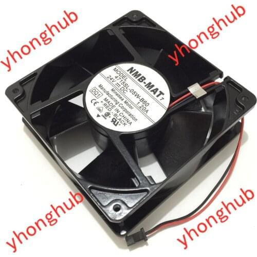 NMB-MAT 4715SL-05W-B60 DQ1 DC 24V 1.20A 2-wire 120x120x38mm Server Cooling Fan