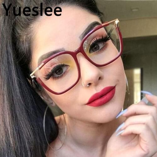 48054 Anteojos Para Computador Metal Square Blue Light Blocking Glasses Frame Men Women Optical Fashion Computer Eyeglasses