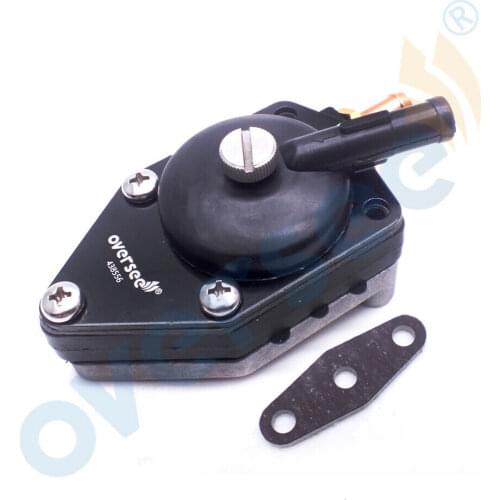 Outboard Motor Fuel Pump with Gasket For Johnson/Evinrude 20-140HP Replaces 438556