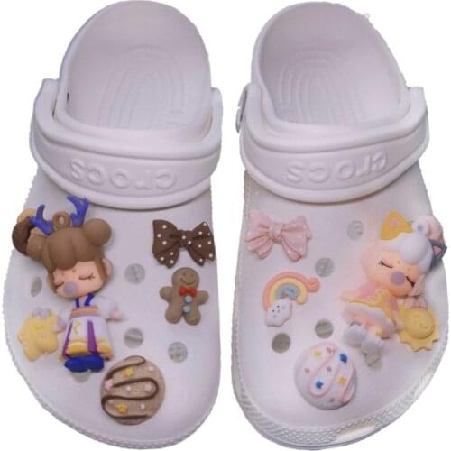Cute Croc Charms Funny Charms for Crocs DIY Cartoon Shoe Charms Three-dimensional Shoe Accessories New Brand Clogs Buckles Charm