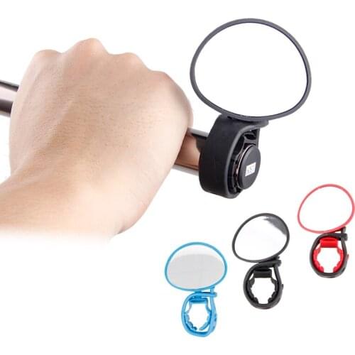 Bicycle mini Mirror Glass Bike Handlebar Rearview Reflective Mirror Universal Adjustable Cycling Rear Mirror Quick release