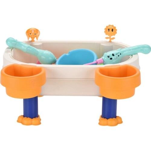 Water Table for Toddlers, Kids Play Sand Table Summer Beach Toys for Outside Outdoor Activity Birthday for Boys Girls