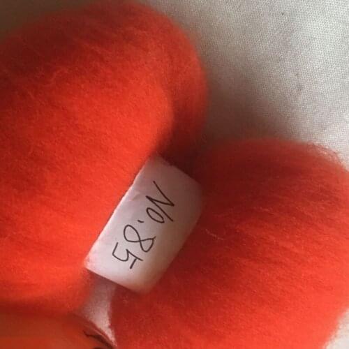 WFPFBEC 70s Australia COMBED 100% WOOL fiber merino diy wool for neddles felting wool roving 50g 100g 200g 300g 500g 1000g NO.85