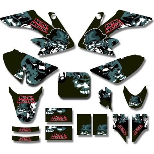 005 TEAM GRAPHICS & BACKGROUNDS DECAL STICKER Kits For Honda CRF50 CRF50F CRF 50 50F 2004 - 2012 2011 2010 2009 2008 2007 2006