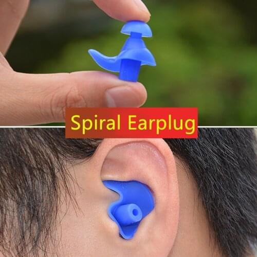 1 Pair Soft Ear Plugs Environmental Silicone Waterproof Dust-Proof Earplugs Diving Water Sports Swimming Ear Care Accessories