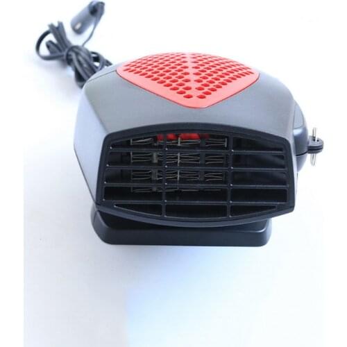12V Portable Car Heater & Cooler Defrost Defogger Automobile 3-Outlet Plug Adjustable Thermostat Fast Cooling Heating