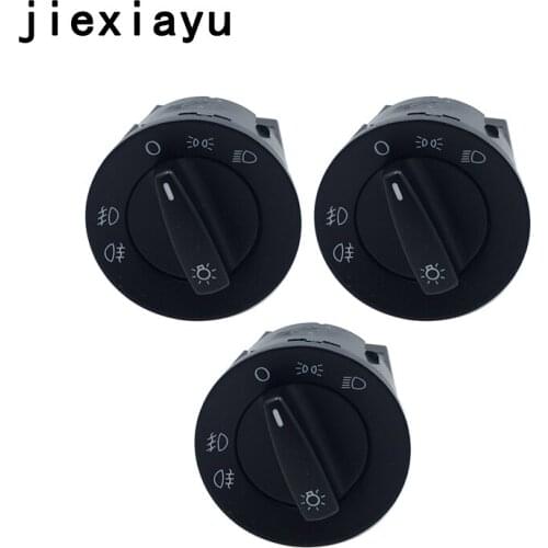 3PCS OEM Headlight fog lamp switch For Golf GTI 4 MK4 Passat 3BG 3B Polo T5 Bora 1C0 941 531 A 1C0941531A