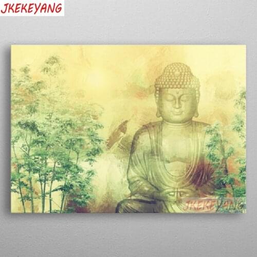 5D DIY square/round Diamond painting Buddha Cross Stitch Diamond Embroidery Pattern Rhinestone J2400
