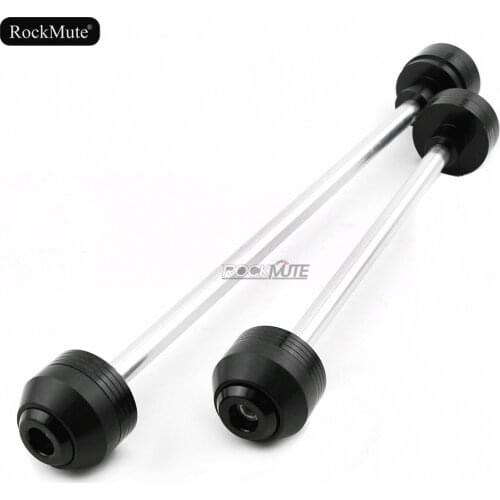 Motorcycle Accessories Front Rear Axle Fork Crash Sliders Wheel Protector For SUZUKI GSX-R 600/750 2008 2009 2010 GSXR