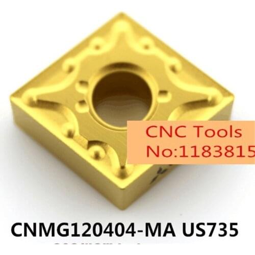 CNMG120404-MA US735/CNMG120408-MA US735, CNMG1204 insert carbide for turning tool holder Suitable for processing stainless steel