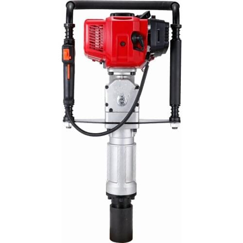 Two-stroke gasoline guardrail triangular steel pile driver small-scale project emergency orchard construction base piling