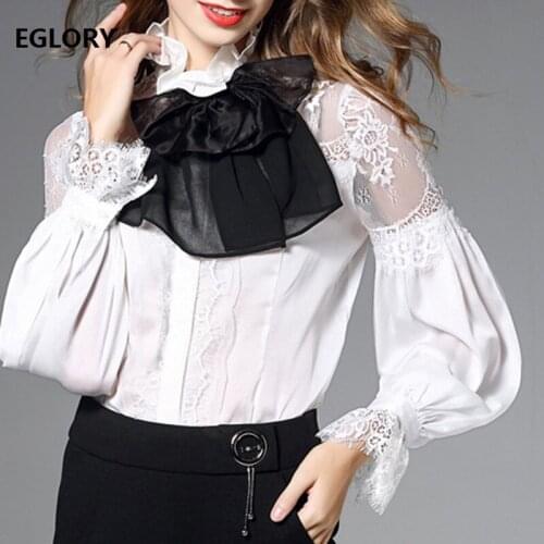 Блузки с бантом Eglory China At AliExpress