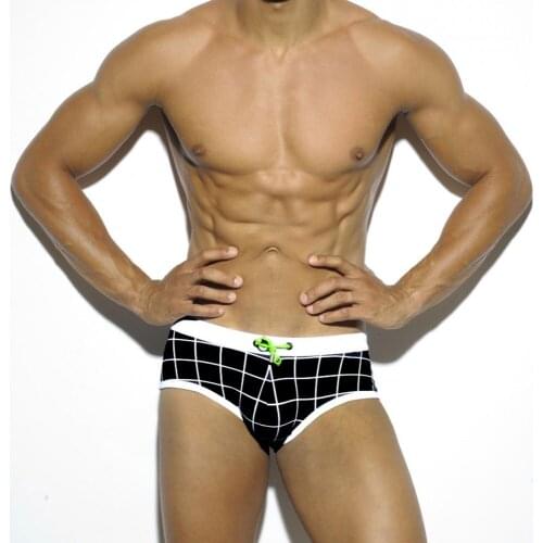 Hot Swimsuit Sexy Swimwear Men Brief Waterproof Swimming Trunks For Bathing Suit Men Plus Size Swimwear Men Gay 2019 New