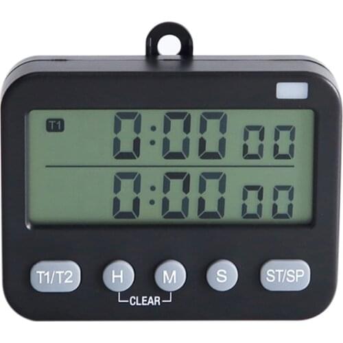 Hot XD-Dual Kitchen Timer Digital Timers for Cooking,2 in 1 Egg Timer Time Timer Clock Pomodoro Timer Countdown Timer for Kids