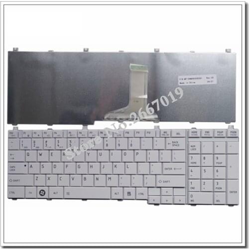 US For toshiba for Satellite C655 C650 C655D C660 L650 L655 L670 L675 L750 L755 Laptop Keyboard English white