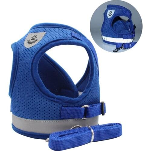 Dog Harness Leash Set for Small Medium Dogs Cat Harnesses Vest Puppy Chest Strap Pug Chihuahua Bulldog Dog Accessories