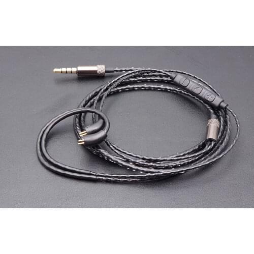 Remote control upgrade line for KZ ZST ZS3 zs5 ZS6 zs10 ED120.75MM pin headphones