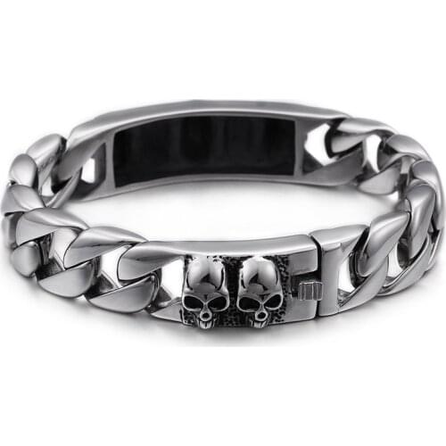 Foreign trade new fashion simple personality skull bracelet