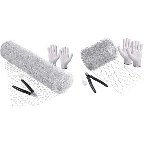 Multi-purpose Chicken Wire Mesh Fenceing Roll Rabbit Netting Cage Sheet for Craft Projects