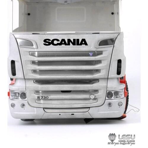 LESU Front Face Net Bumper 1/14 TAMIYA Scania R470 R620 Change to R730 RC Truck Tractor Model DIY Car