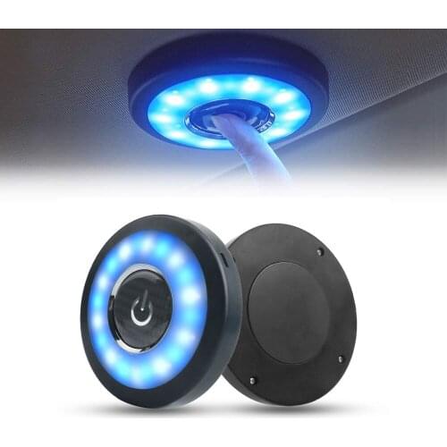 Car Interior Ceiling Roof Dome Map Trunk Light LED USB Recharge Room Night Lamp For Auto Styling Reading Camping Bedroom Cabinet