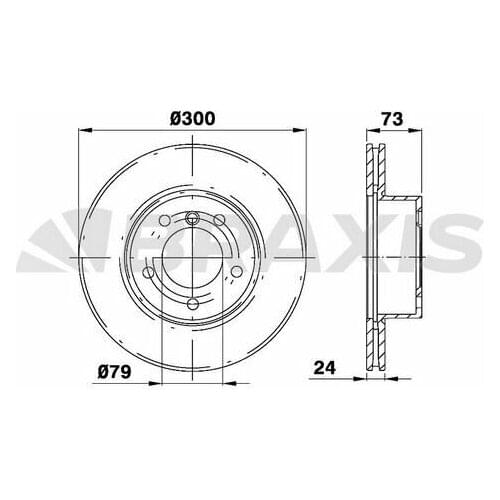 FRONT BRAKE DİSKİ BMW E81 E82 E87 E88 E90 E91 300mm 34116764643