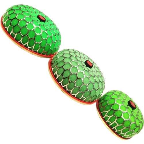 Spsld general purpose green sponge air filter for cold air intake high flow 60mm 80mm 100mm high performance breathing filter