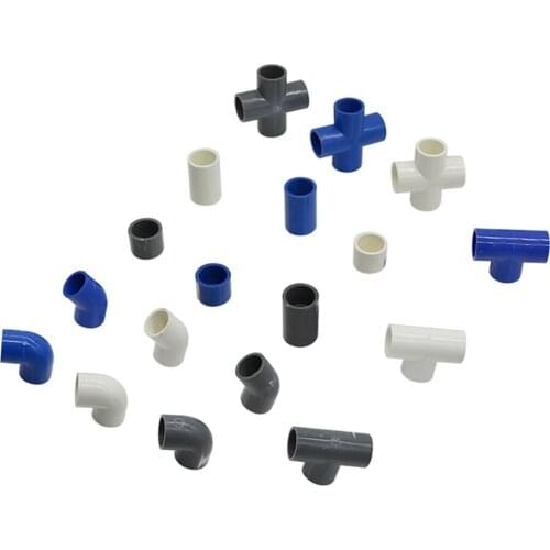 ID 32mm PVC Plastic Water Supply Pipe Fittings Agricultural Garden Irrigation Pipe Fittings Plumbing Fittings 1 Pc